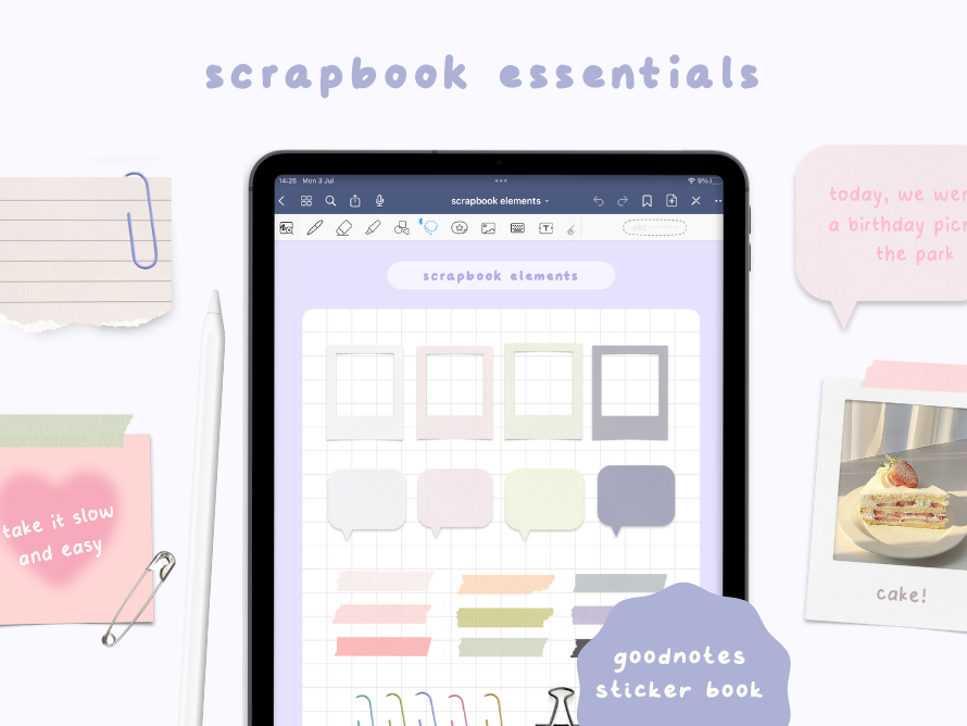 ultimate scrapbook kit with 100+ stationary essentials