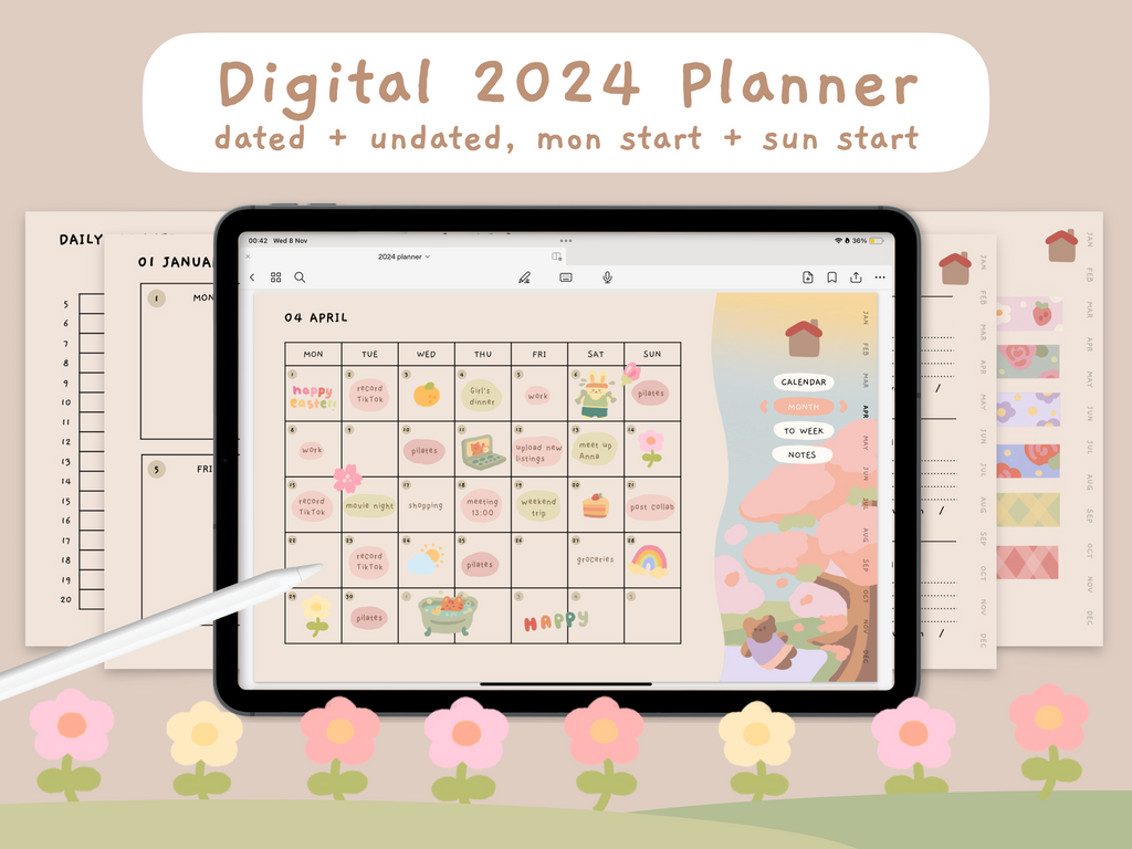 Everyday Essentials Digital Planner Stickers – RunawayShea