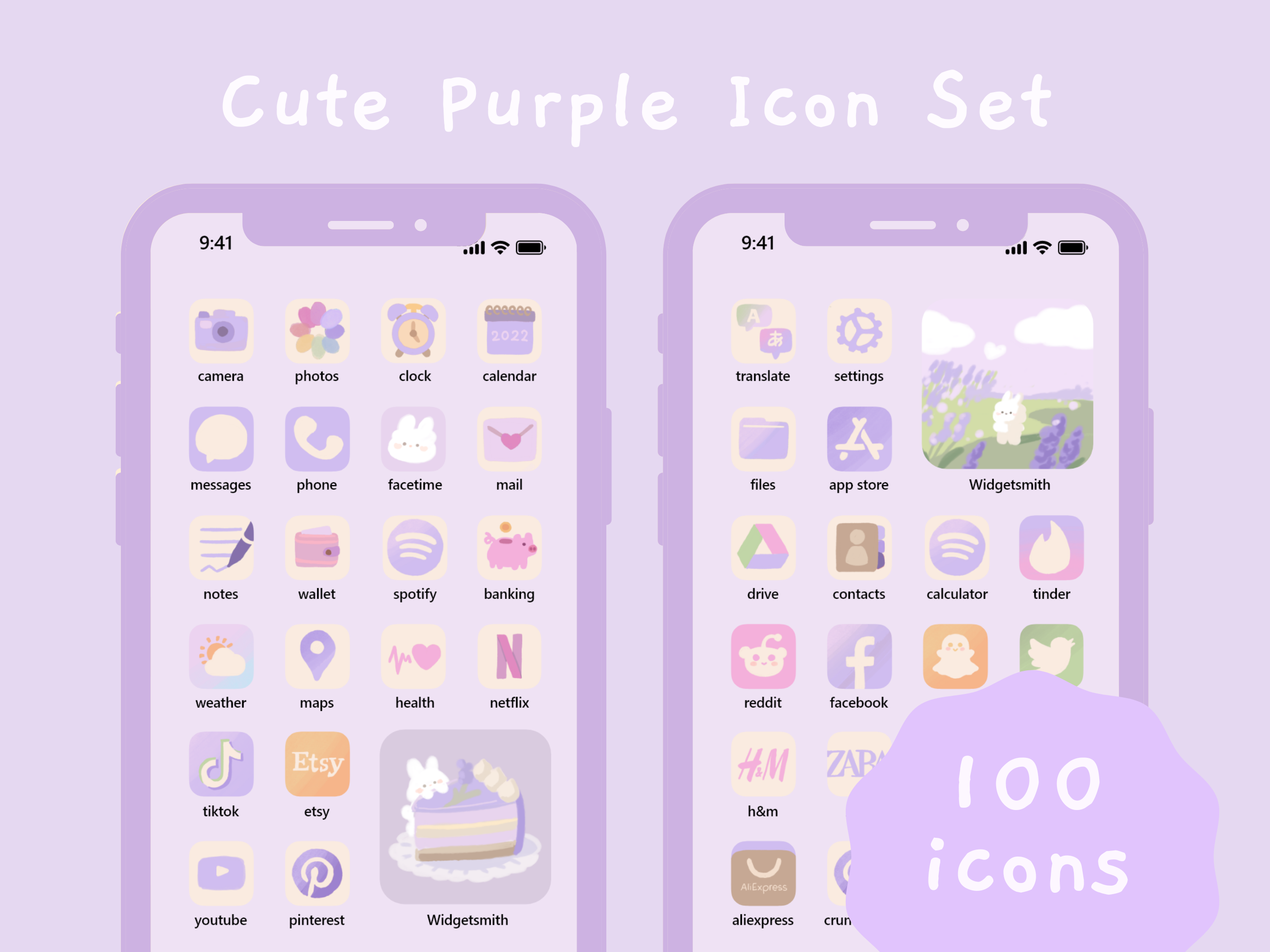 purple icon theme – StudioCherii