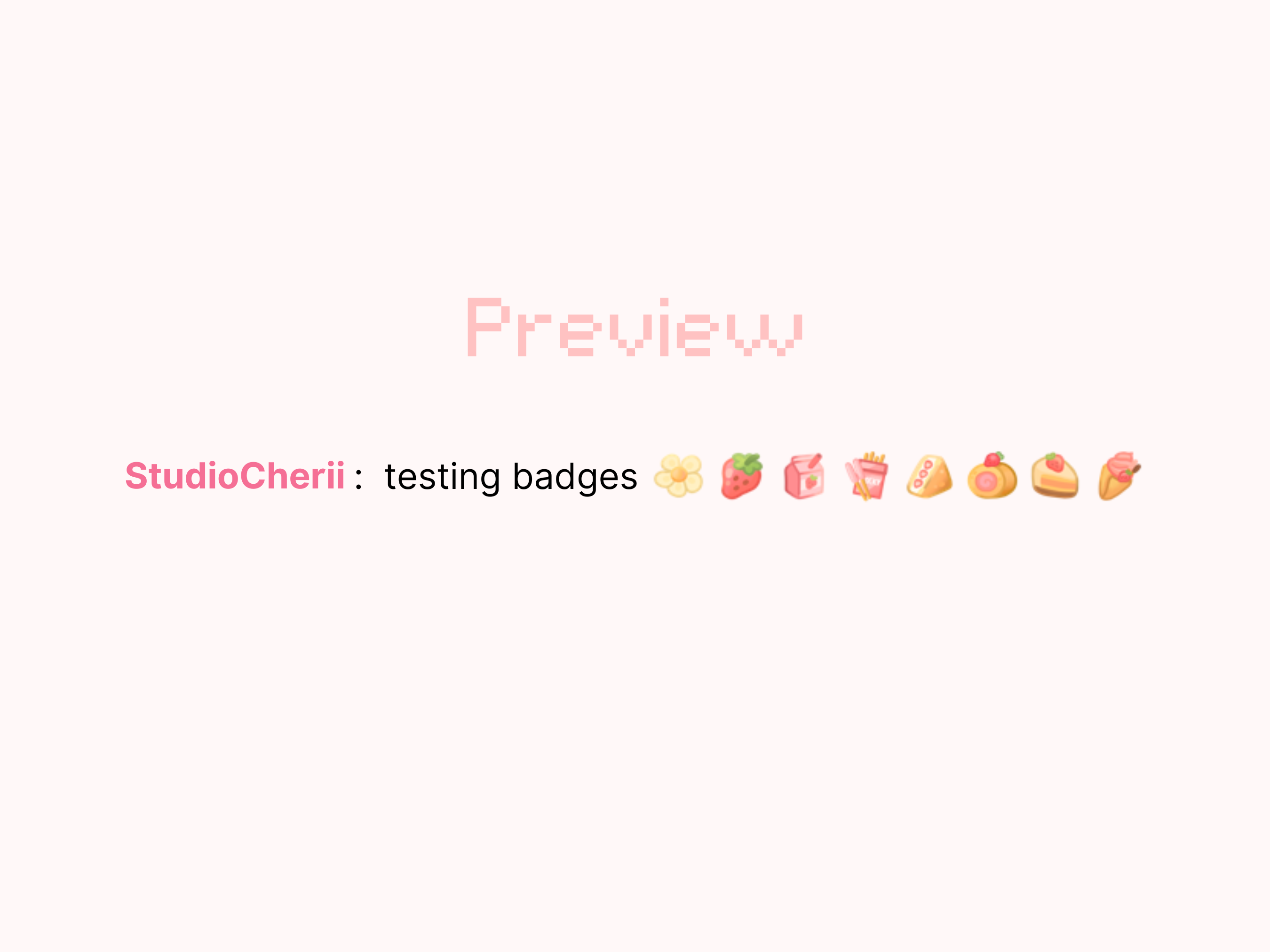 Strawberry Twitch Badges Twitch Sub Badges (Instant Download) 