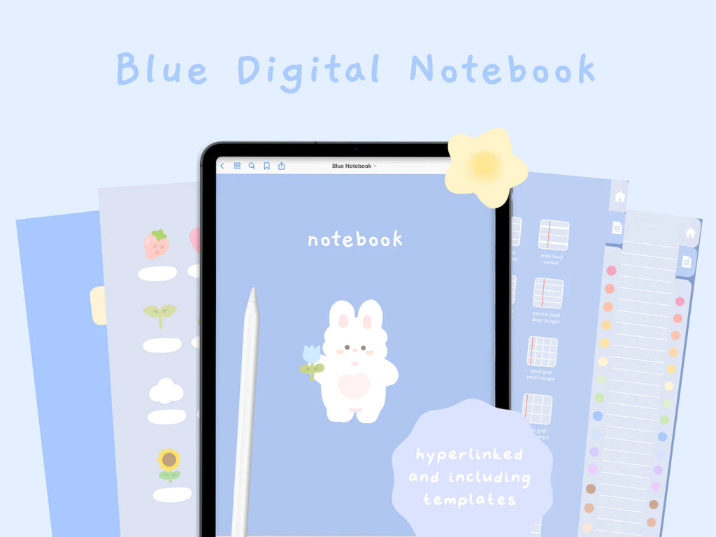 white digital notebook – StudioCherii